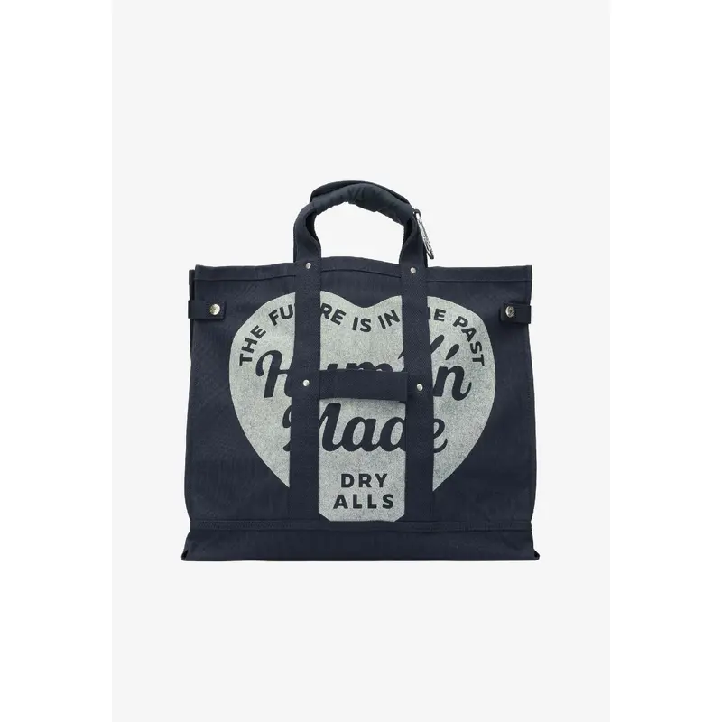 Logo Canvas Top Handle Bag