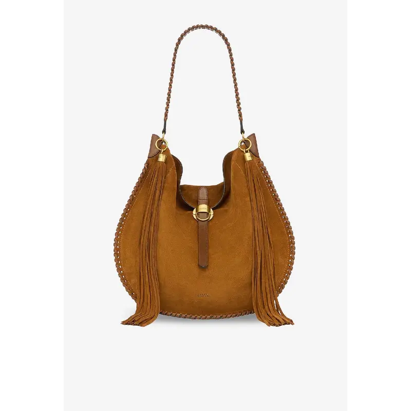 Oskan Suede Hobo Bag