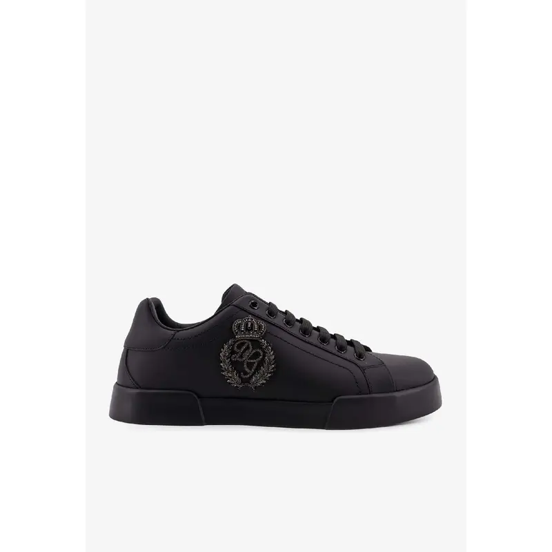 Portofino Leather Low-Top Sneakers