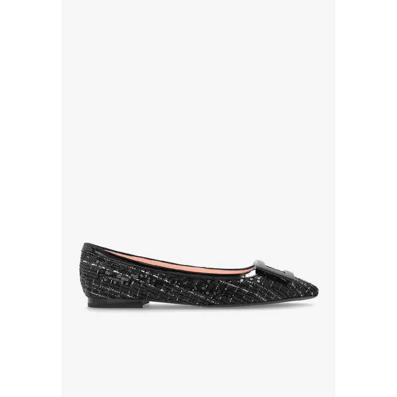 Gommettine Pointed-Toe Flats