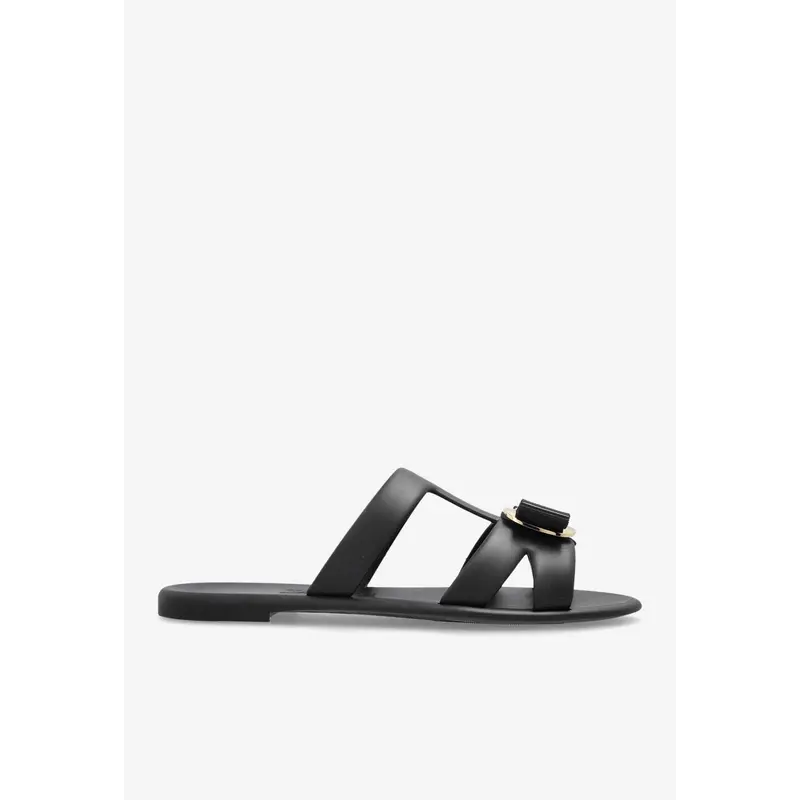 Lilou Vara Plate Flat Slides