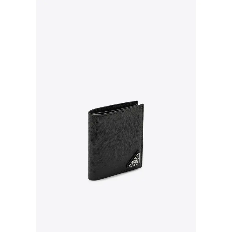 Triangle Logo Bi-Fold Wallet