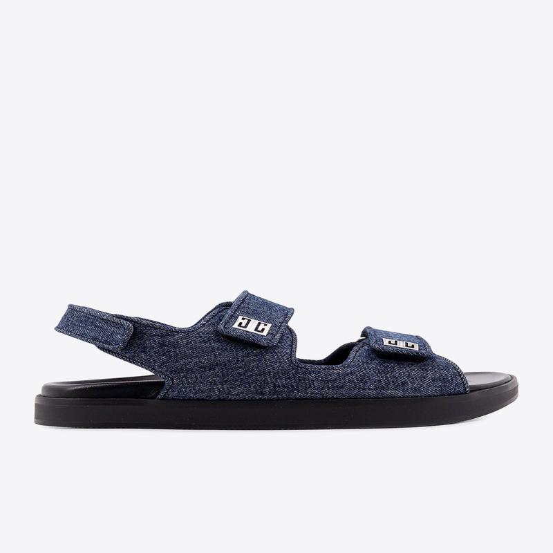 4G Logo Denim Sandals