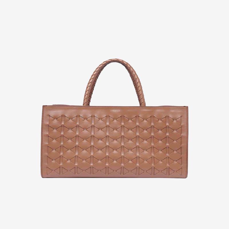 1928 Mosaico Leather Tote Bag
