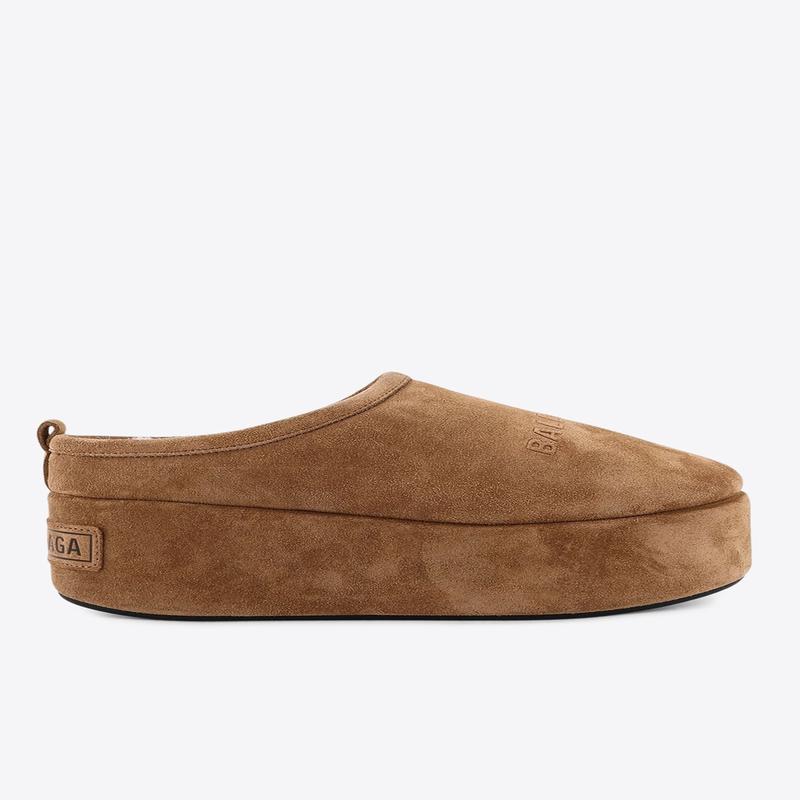 Alaska Suede Platform Mules