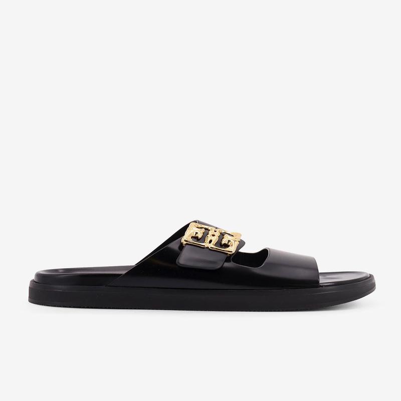 4G Liquid Leather Slides